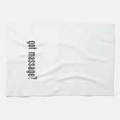 マ得ッサージ? キッチンタオル (横)