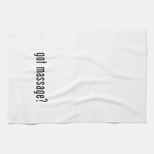 マ得ッサージ？ キッチンタオル (横)