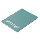 マ得ッサージ? ノートブック (左側)