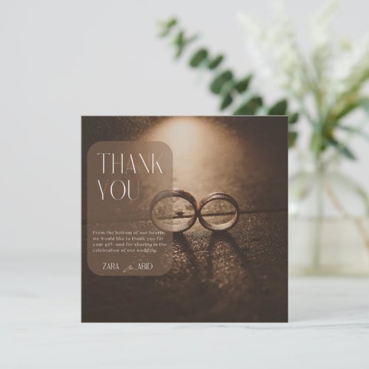 マ感謝していッサージ愛の永遠の約束カード 招待状 (スタンド正面)