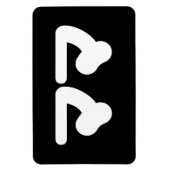 マ日本のマママ |日本語 マグネット (縦)