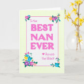 マ最高のイルスのカードを渡るナンの母の日 カード (黄色い花)