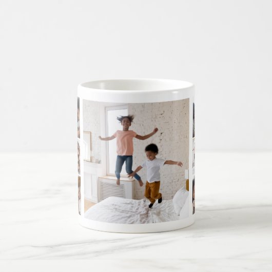 マ最高のマが写真を撮る母の日 コーヒーマグカップ (中央)