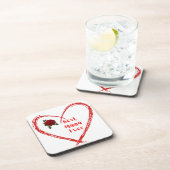 マ最高のマがAのハートに コースター (右側)