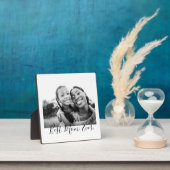 マ最高のマの白黒の脚本写真 フォトプラーク (インサイチュ)