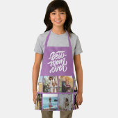 マ最高のマエバーフパーソナライズされたォトコラージュラベンダー エプロン (インサイチュ)