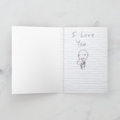 マ最高のマスティックフィギュアマザーズデイカード カード (内部)