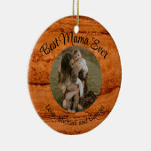 マ最高のマー、銅キャニオン花崗岩、琥珀の金ゴールド セラミックオーナメント (右)