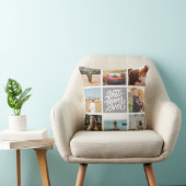 マ最高のマ・エバパーソナライズされたー・フォト・コラージュ・グレー クッション (椅子)