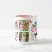 マ最高のマ・エバーフォトコラージュ母の日 マグカップ (中央)