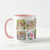 マ最高のマ・エバーフォトコラージュ母の日 マグカップ (左)