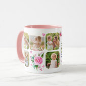マ最高のマ・エバーフォトコラージュ母の日 マグカップ (正面左)