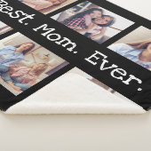 マ最高のマ·エバー6の白黒写真コラージュ シェルパブランケット (3/4)