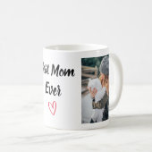 マ最高のマ・エバー、カスタム・フォト・マグ、マザーズ・デイ・コフ コーヒーマグカップ (正面右)