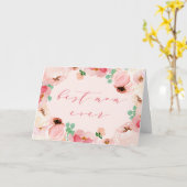 マ最高のマ・エバー・カード |母の日のカード カード (黄色い花)