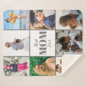 マ最高のマ・エバー・マザーズ・デイ・ファミリーの写真 シェルパブランケット (正面(横))