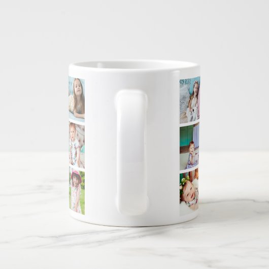 マ最高のマ·エバ·フォト·マザーズ·デイ·マグ ジャンボコーヒーマグカップ (裏面)