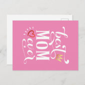 マ最高のマ・エバ・マザーズ・デイ・引用文 |はがき ポストカード (正面/裏面)