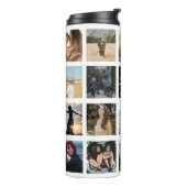マ最高のマ・エパーソナライズされたバー・フォトコラージュ・ブラック タンブラー (回転左)