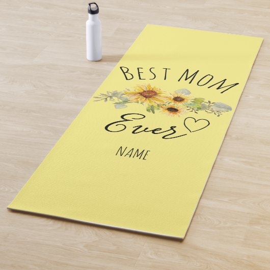 マ最高のマ・エパーソナライズされたバー・マザーズ・デー・ギフト ヨガマット (インサイチュ)