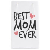 マ最高のマ·エヴァ·マザーズ·デイ·タイポグラフィ|抱き枕 スモールペーパーバッグ (裏面)