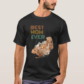 マ最高のマ・リスかわいい動物母D Tシャツ
