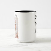 マ最高のマEver Magの写真パーソナライズされたMum for Mom マグカップ (中央)