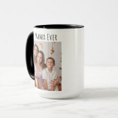 マ最高のマEver Magの写真パーソナライズされたMum for Mom マグカップ (正面左)