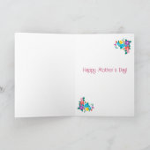 マ最高のムはマイバーのカードを渡って母の日 カード (内部)