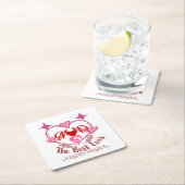 マ最高のーム スクエアペーパーコースター (インサイチュ)