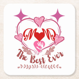 マ最高のーム スクエアペーパーコースター