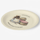 マ生まれたばかりのウス&マザー・ベビー・シャワー ペーパープレート (アングル)