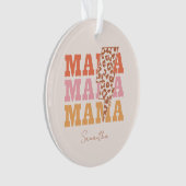 「マ素朴マ」の繰り返し オーナメント (正面)