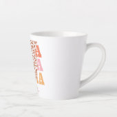 「マ素朴マ」の繰り返し カフェラテマグ (右)