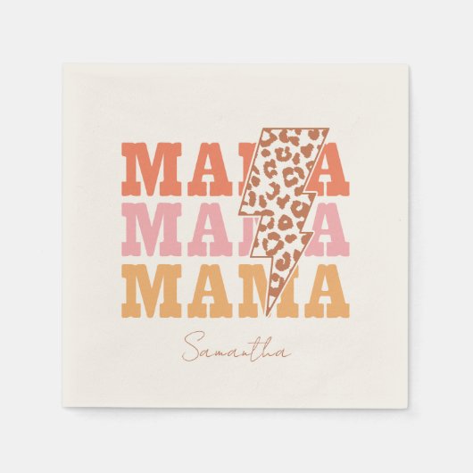 「マ素朴マ」の繰り返し スタンダードカクテルナプキン (正面)