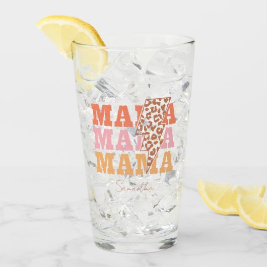 「マ素朴マ」の繰り返し タンブラーグラス (アイス正面)