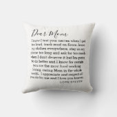 『マ親愛マ・ラブ・レター・フロム・ソン』 クッション (裏面)