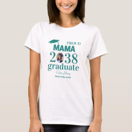 マ誇りを持ったマパーソナライズされた卒業 Tシャツ