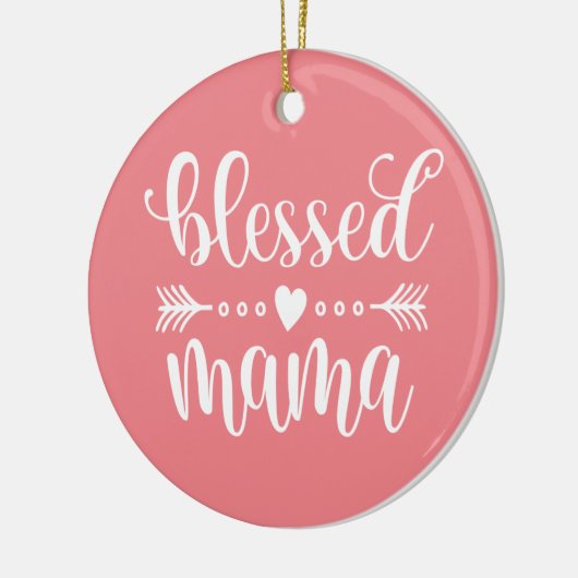 マ賛美ママママザーズデイ引用文 |オーナメント セラミックオーナメント (左)