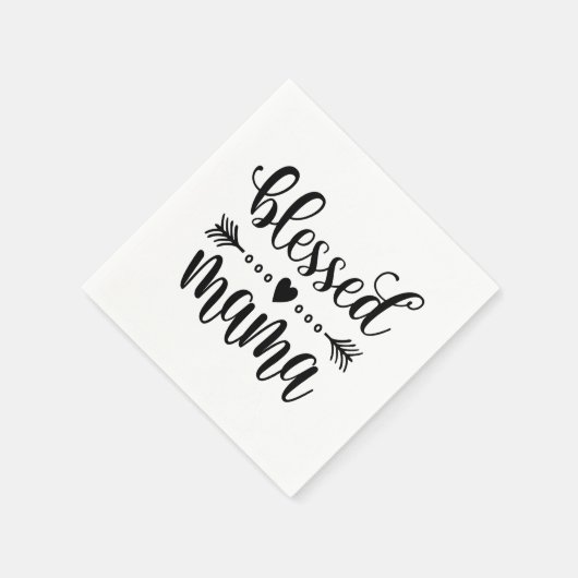 マ賛美ママママザーズデイ引用文 |紙ナプキン スタンダードカクテルナプキン (角)