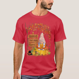 マ賛美マ格言カボチャ秋感謝してい Tシャツ