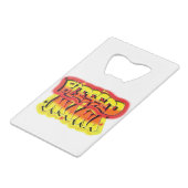 マ賛美マ クレジットカード栓抜き (裏面アングル)