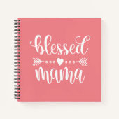 マ賛美マ・マザーズ・デイ・引用文 |ノートブック ノートブック (正面)