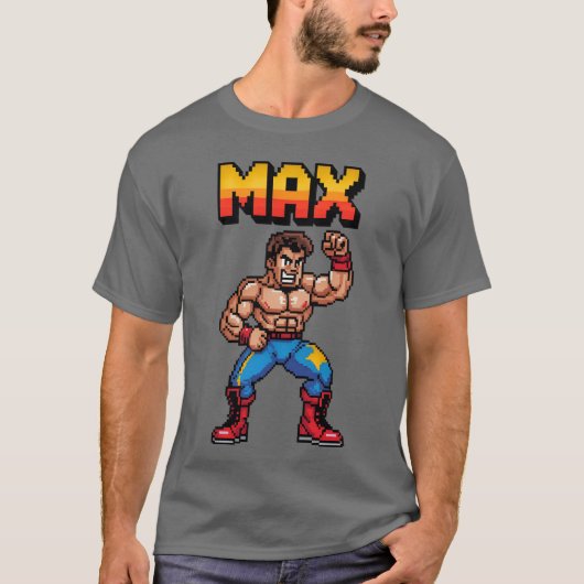 マ・ピエル ヒーロー レトロ マッスル ガール Tシャツ (正面)