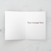 ミおもしろいマの折れた手ハロウィーン カード (内部)