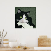 ミアアートグリーンキャンバス ポスター (キッチン)