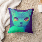 ミアウー顔! クッション (ブランケット)