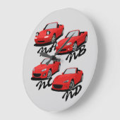 ミアタ世代 ラージ壁時計 (傾斜)