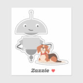 ミアペッティング犬 シール (シート)