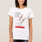 ミアルジック脳脊髄炎(ME)の啓発活動「We Had Lives」 Tシャツ (正面)